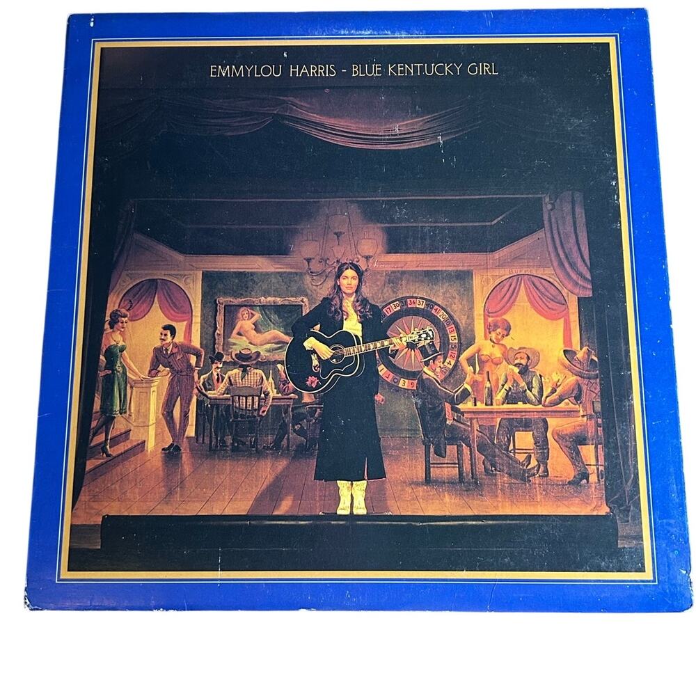 Vintage 1979 Vinyl record Blue Kentucky Girl by Emmylou Harris